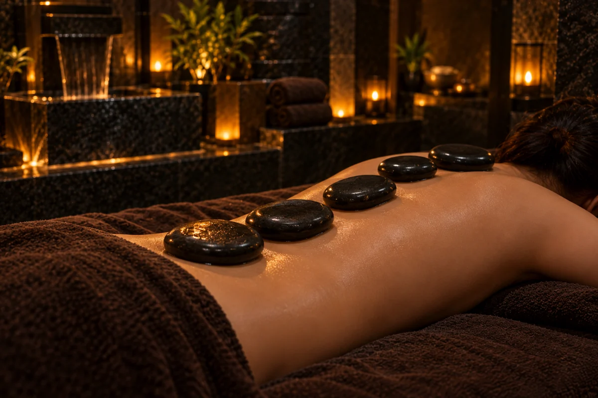 Massage đá nóng – Thạch An